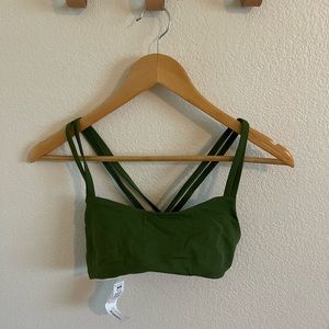 Small Army Green Fendrick Bikini Top